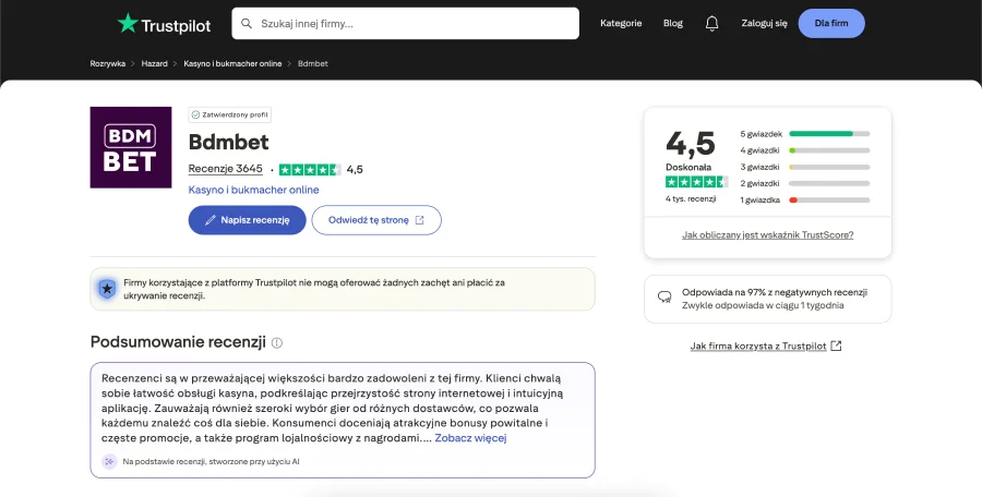 bdmbet-opinie-graczy-trustpilot