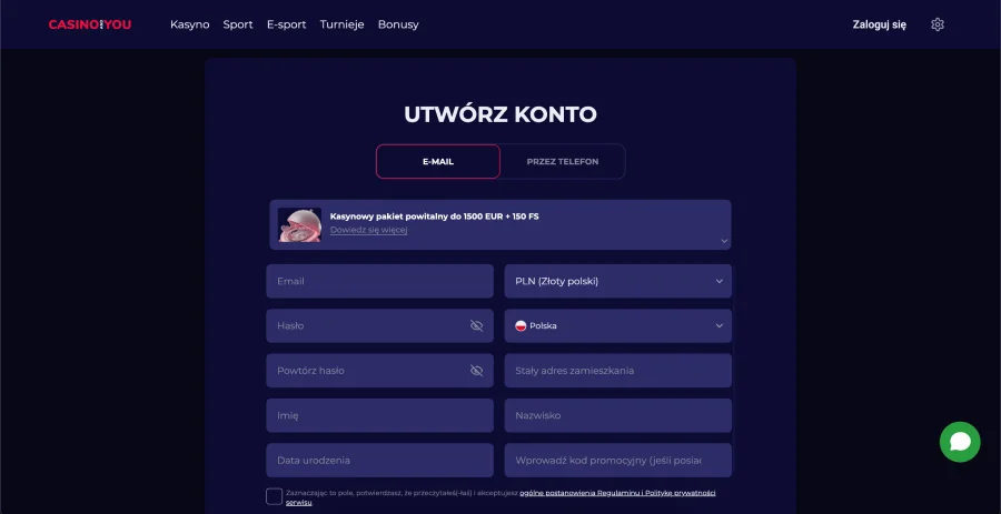 casinoandyou-rejestracja-konta