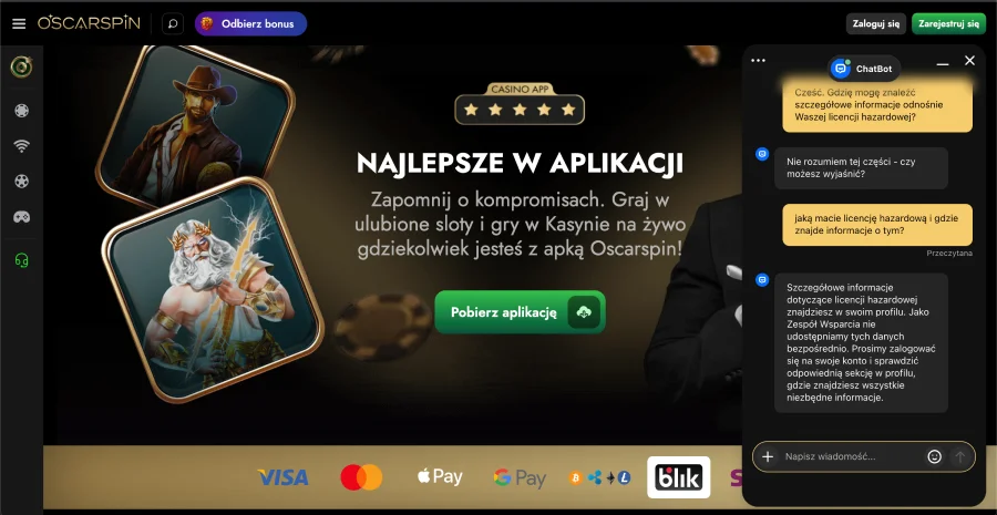 oscarspin-czat-na-zywo-licencja