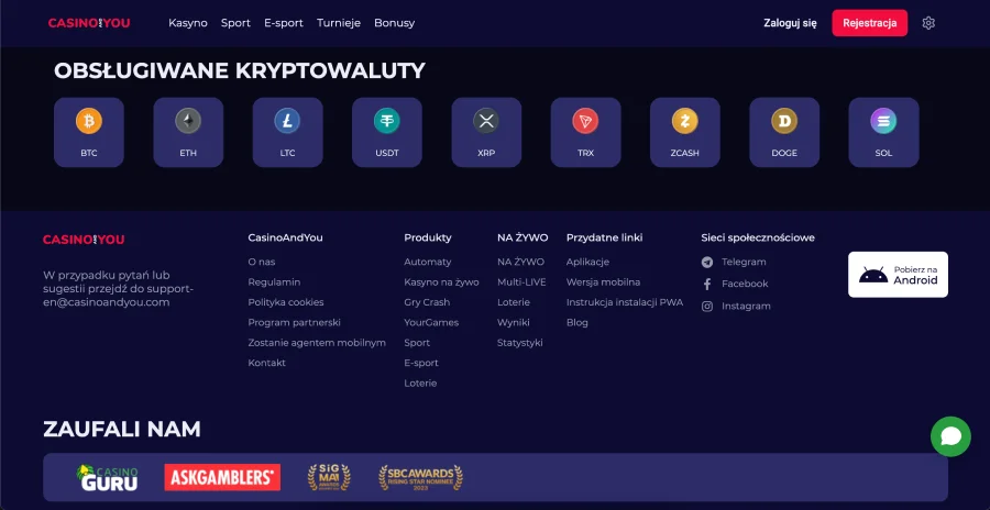 casinoandyou-bitcoin-platnosci